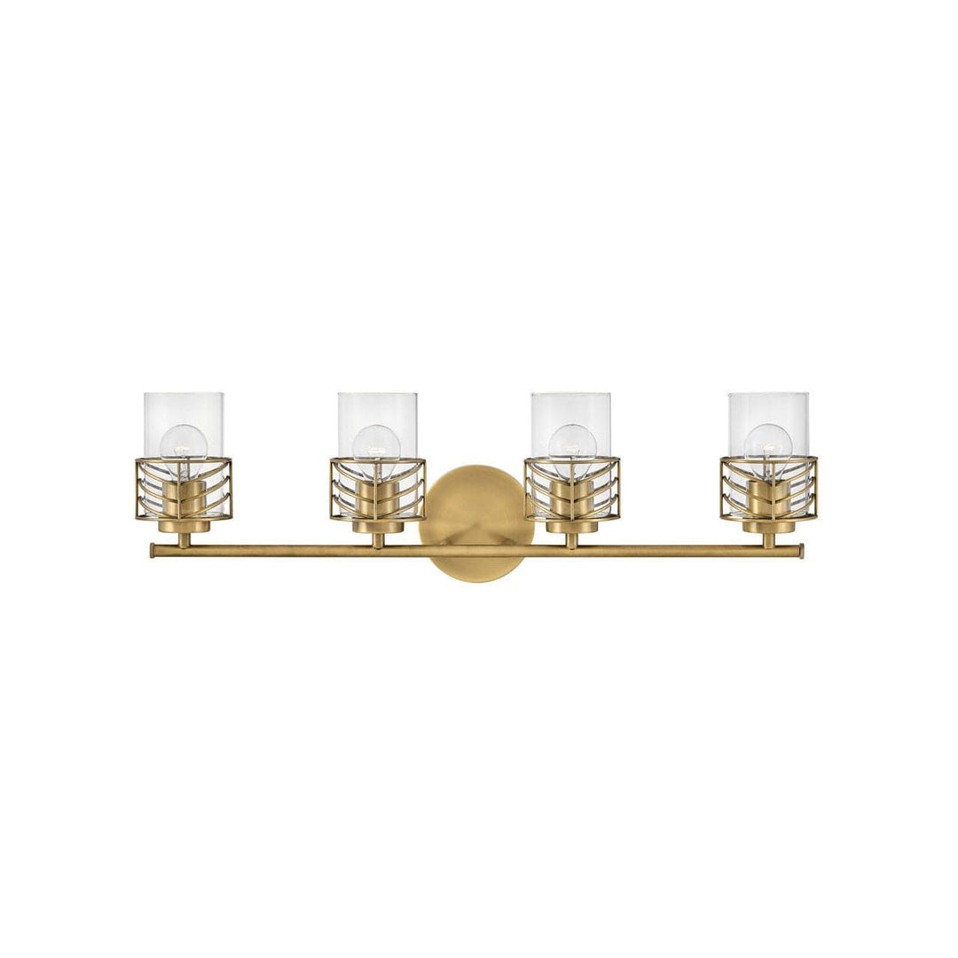 Della Four Light Vanity-Hinkley Lighting-HINKLEY-50264LCB-Bathroom VanityBrass-1-France and Son