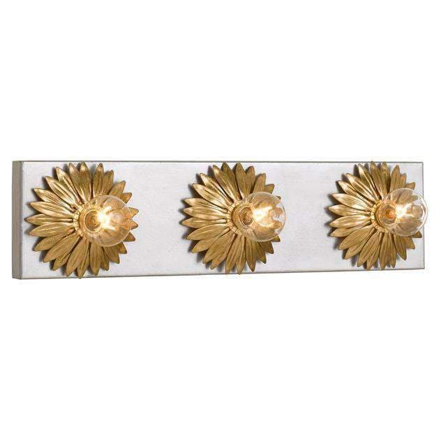 Broche 3 Light Antique Gold & Antique Silver Bathroom Vanity-Crystorama Lighting Company-CRYSTO-503-GA-SA-Bathroom Lighting-1-France and Son