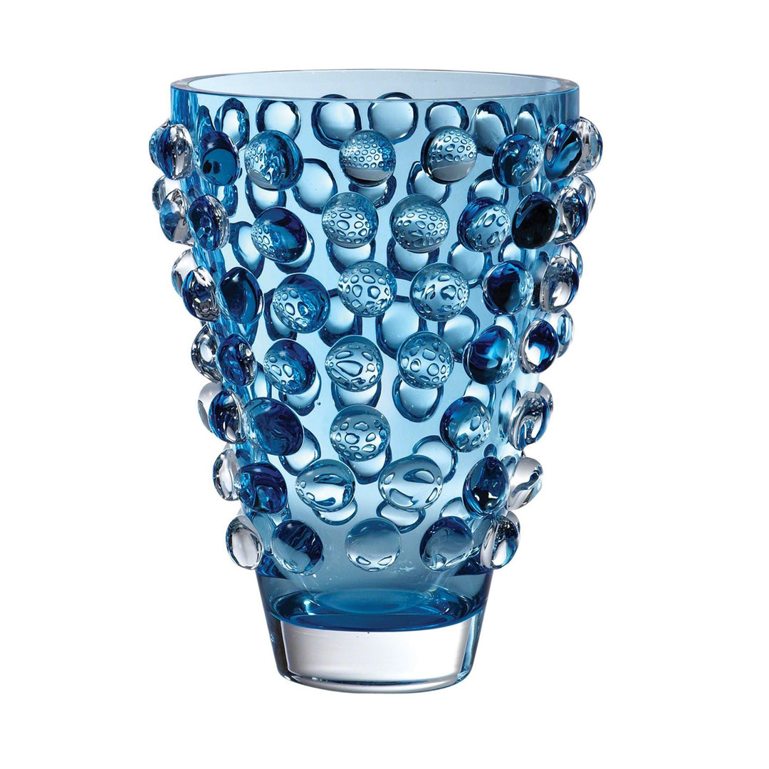 Bubble Vase By Polish Artisans-Global Views-GVSA-6.60268-VasesWide-Cobalt-2-France and Son