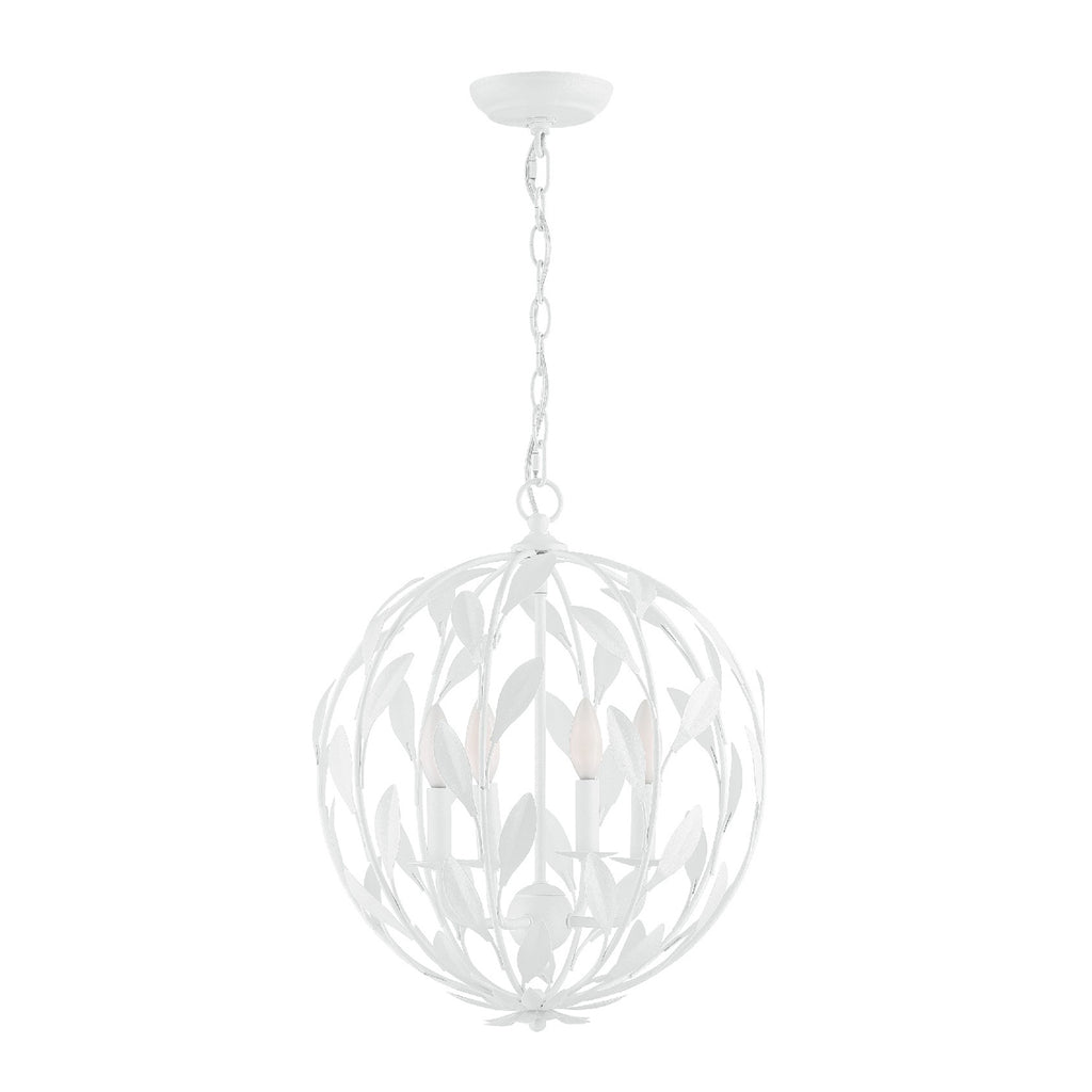Broche 4 Light Sphere Mini Chandelier-Crystorama Lighting Company-CRYSTO-504-MT-Chandeliers-1-France and Son