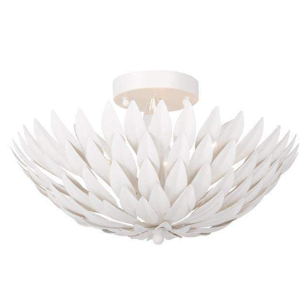 Broche 4 Light Ceiling Mount-Crystorama Lighting Company-CRYSTO-505-MT-Flush MountsMatte White-3-France and Son