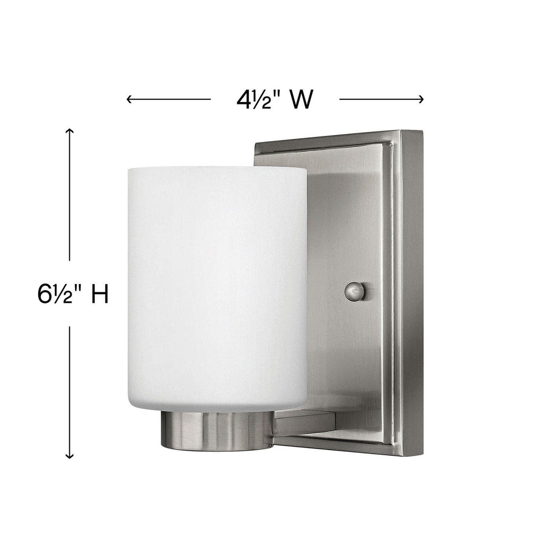 Miley - Single Light Vanity-Hinkley Lighting-HINKLEY-5050BN-Bathroom VanityNON-LED-Brushed Nickel-3-France and Son