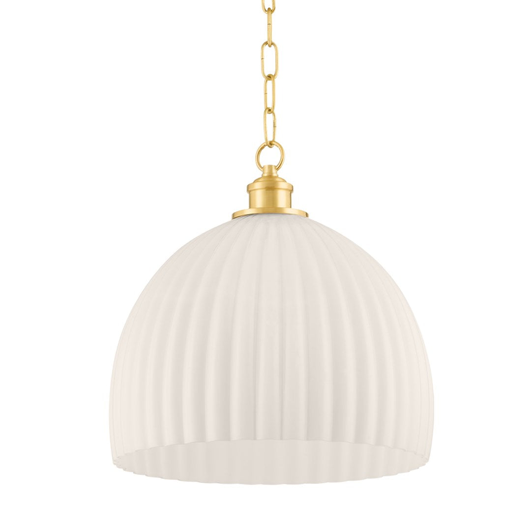 Hillary - 1 Light Pendant-Mitzi-HVL-H771701L-AGB-PendantsBrass-1-France and Son