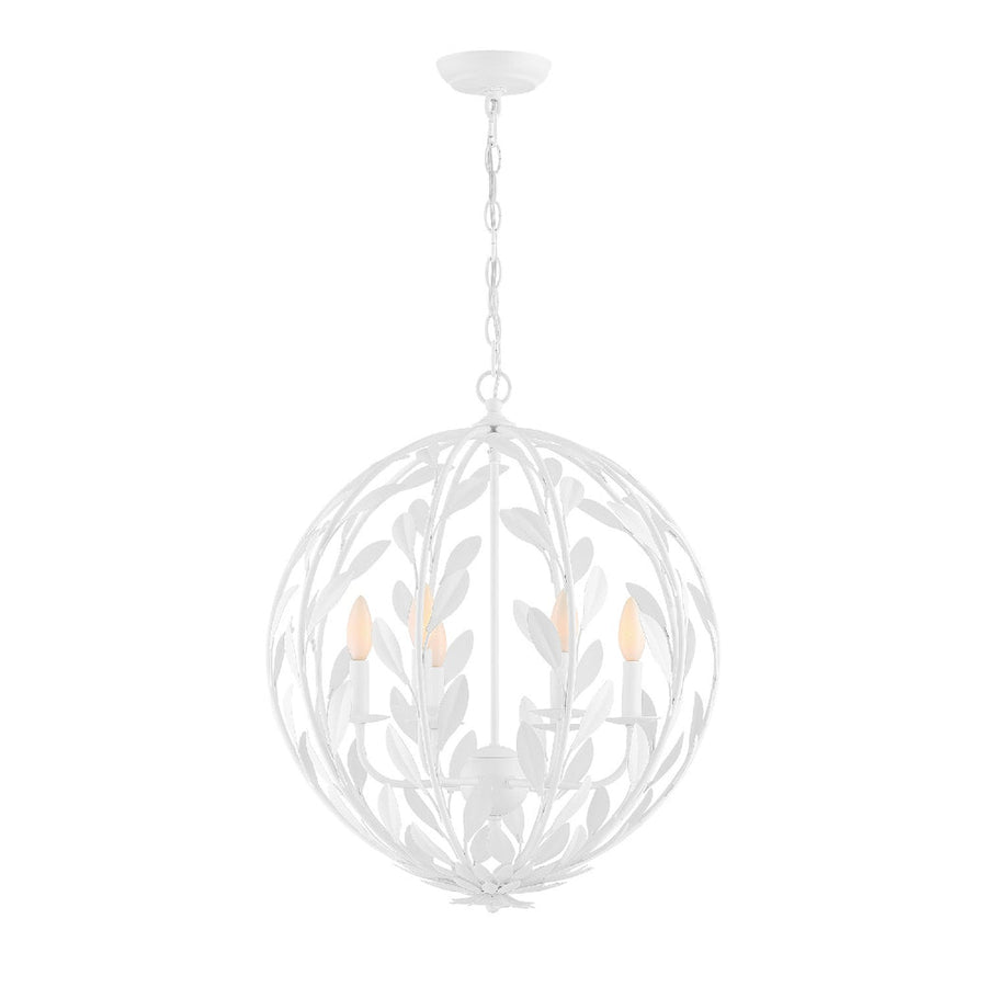Broche 6 Light Sphere Chandelier-Crystorama Lighting Company-CRYSTO-506-MT-Chandeliers-1-France and Son