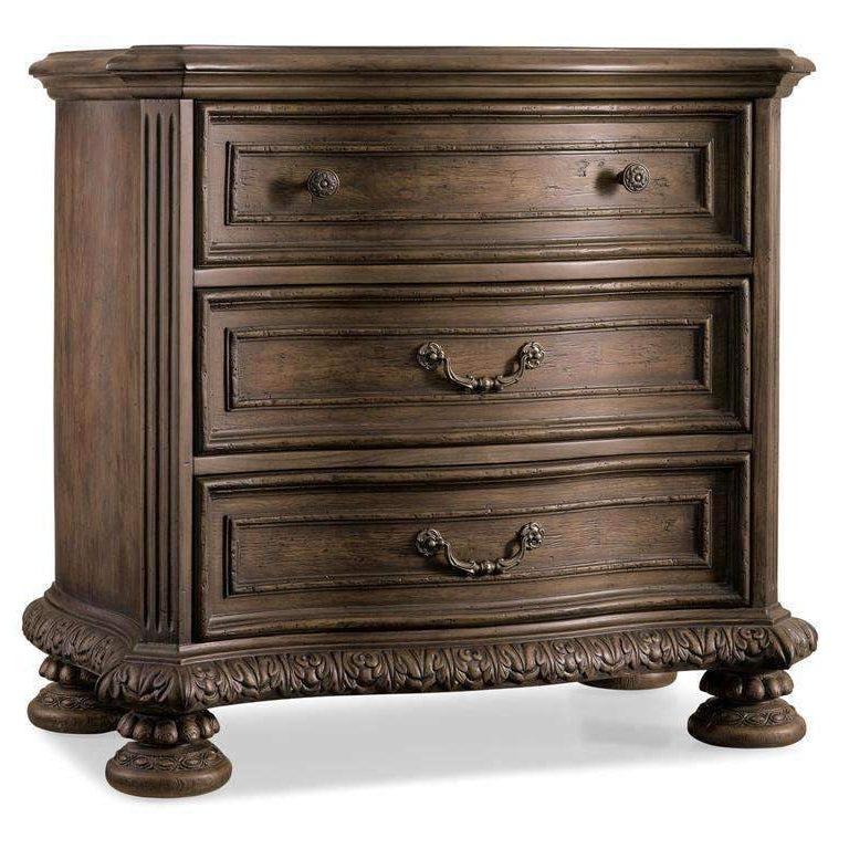Rhapsody Three Drawer Nightstand-Hooker-HOOKER-5070-90016-Nightstands-1-France and Son
