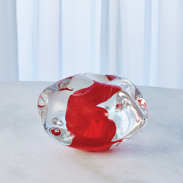 Dimple Paperweight-Global Views-GVSA-6.60541-Decorative ObjectsCinnabar-Large-2-France and Son