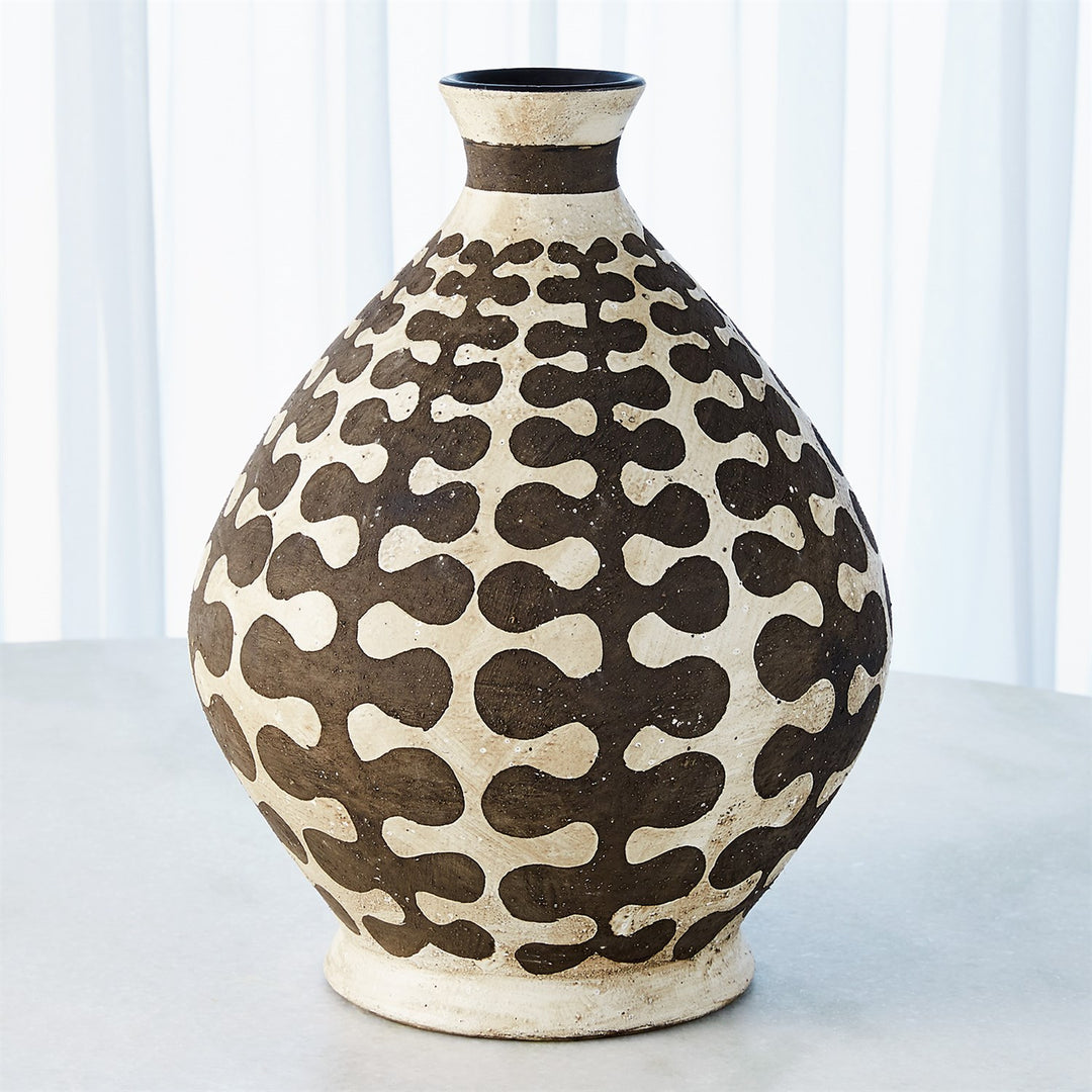 Interlock Round Vase-Global Views-GVSA-7.30167-Vases-3-France and Son