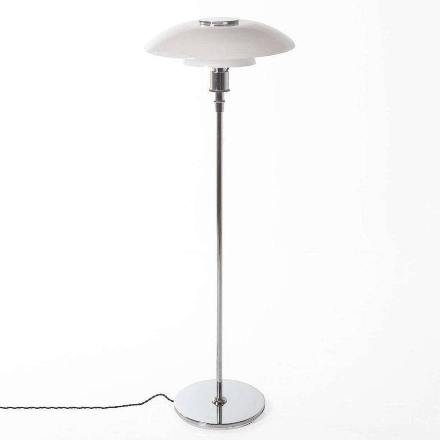 Mid-Century Modern Reproduction Poul Henningsen 4.5/3.5 Floor Lamp - Chrome