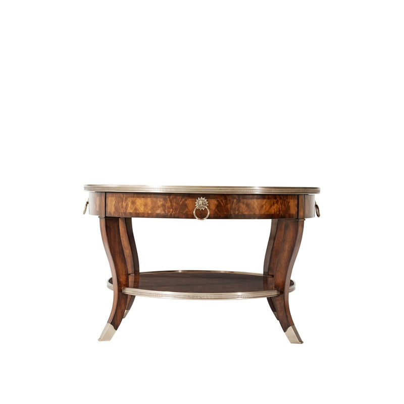 Around in Circles Cocktail Table-Theodore Alexander-THEO-5105-158-Coffee Tables-2-France and Son