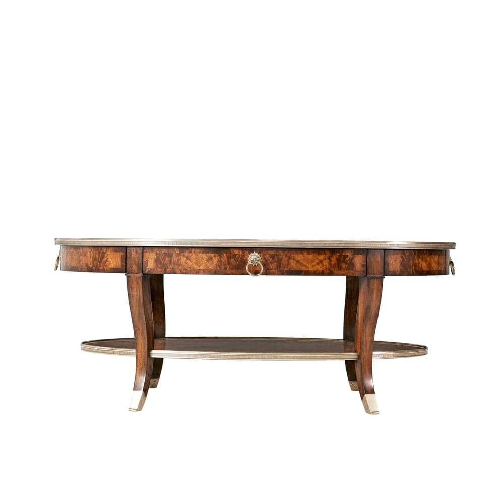 Around in Circles Cocktail Table-Theodore Alexander-THEO-5105-158-Coffee Tables-3-France and Son