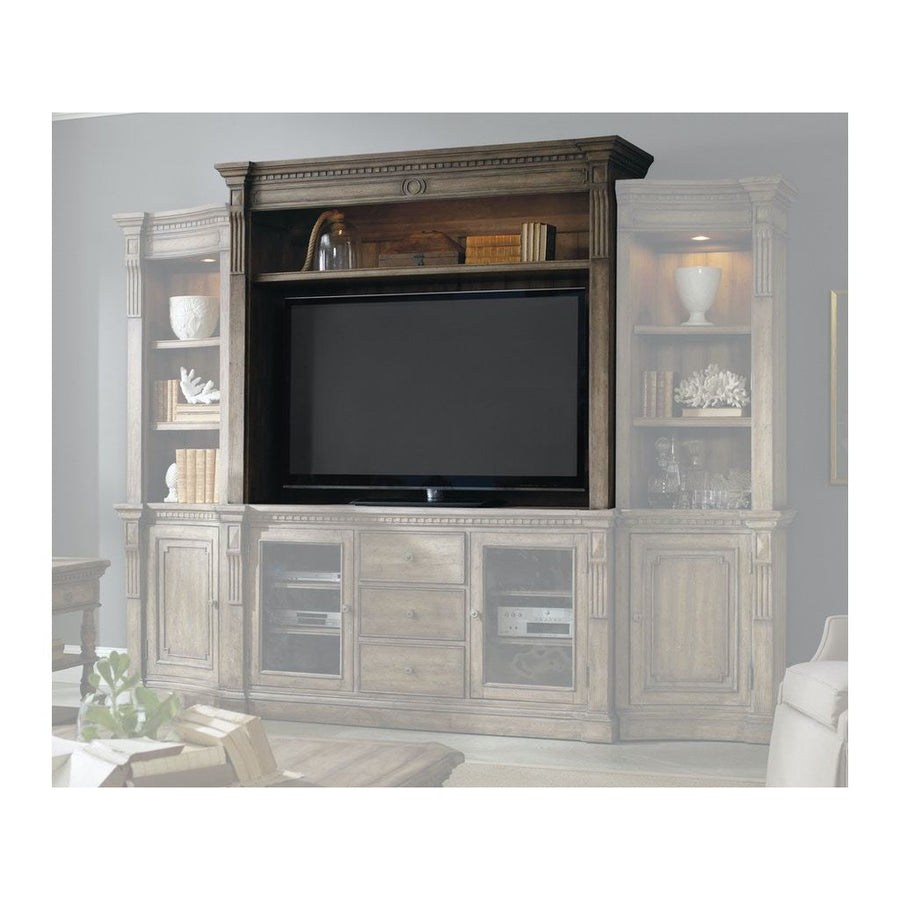 Sorella Entertainment Console Hutch-Hooker-HOOKER-5107-70467-Media Storage / TV Stands-1-France and Son