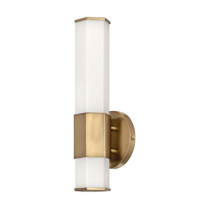 Bath Facet - Small LED Sconce-Hinkley Lighting-HINKLEY-51150HB-Wall SconcesHeritage Brass-2-France and Son