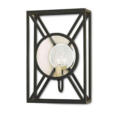 Beckmore Black Wall Sconce-Currey-CURY-5119-Wall LightingOld Iron Black-1-France and Son
