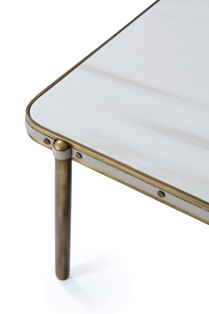 Iconic Rectangle Cocktail Table-Theodore Alexander-THEO-5129-028-Coffee TablesMarble-4-France and Son