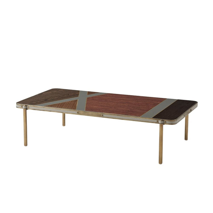 Iconic Rectangle Cocktail Table-Theodore Alexander-THEO-5129-029-Coffee TablesVeneer-6-France and Son