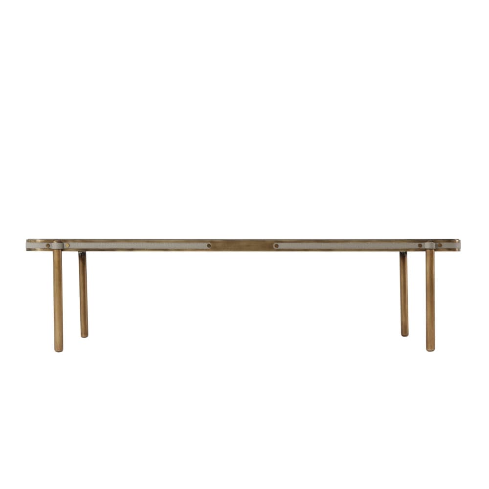 Iconic Rectangle Cocktail Table-Theodore Alexander-THEO-5129-028-Coffee TablesMarble-7-France and Son