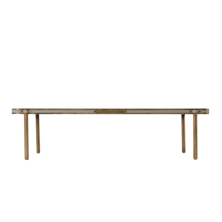 Iconic Rectangle Cocktail Table-Theodore Alexander-THEO-5129-028-Coffee TablesMarble-7-France and Son