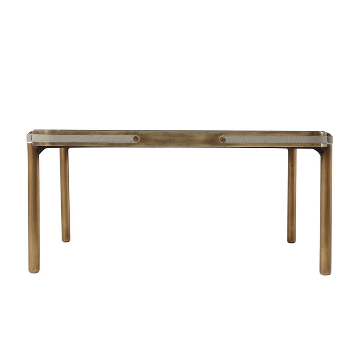 Iconic Rectangle Cocktail Table-Theodore Alexander-THEO-5129-028-Coffee TablesMarble-8-France and Son