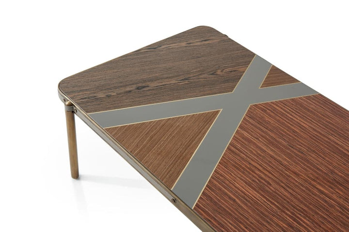 Iconic Rectangle Cocktail Table-Theodore Alexander-THEO-5129-028-Coffee TablesMarble-10-France and Son