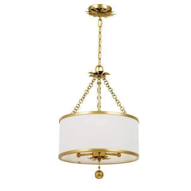 Broche 3 Light Chandelier-Crystorama Lighting Company-CRYSTO-513-GA-ChandeliersAntique Gold-1-France and Son