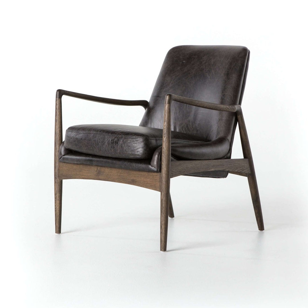 Braden Lounge Chair-Four Hands-FH-CASH-83J-68-Lounge ChairsDurango Smoke Leather-32-France and Son