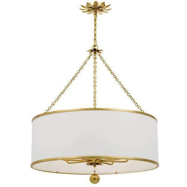 Broche 8 Light Chandelier-Crystorama Lighting Company-CRYSTO-515-GA-ChandeliersAntique Gold-1-France and Son