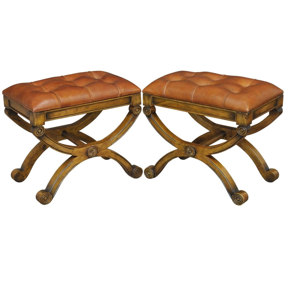 Empire Stool-SARREID-SARREID-27249-Stools & Ottomans-3-France and Son