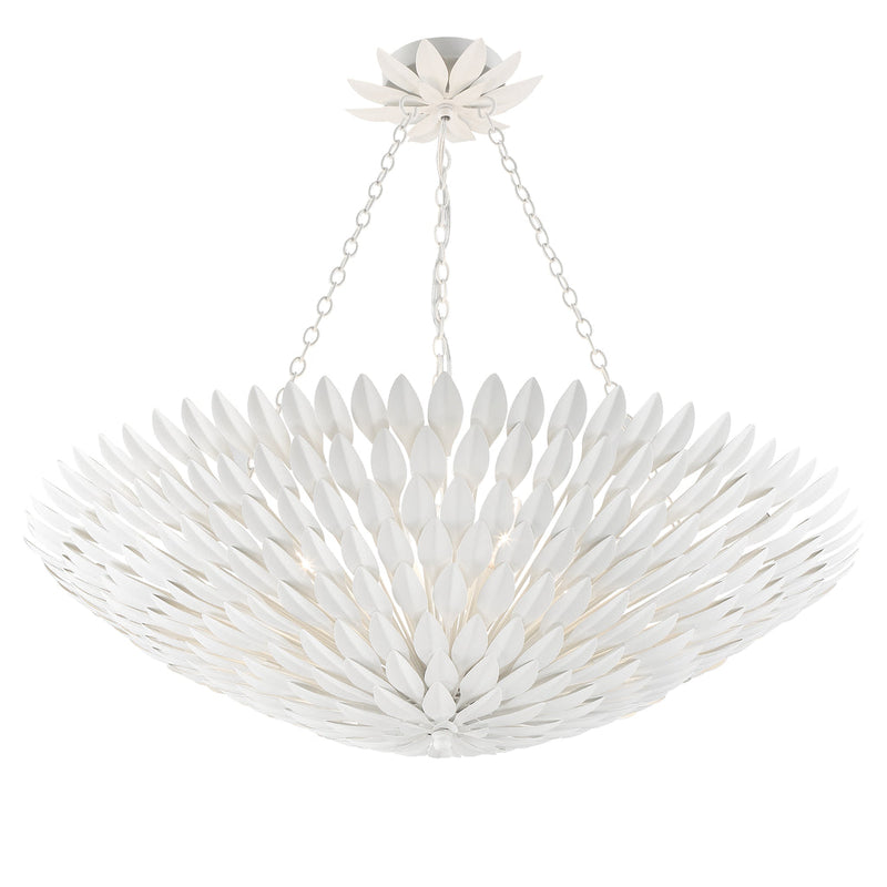 Broche 8 Light Chandelier-Crystorama Lighting Company-CRYSTO-519-MT-Chandeliers-3-France and Son
