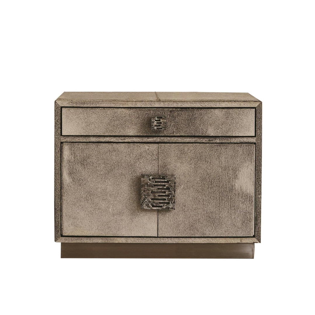 Metro Nightstand - Grey Hair-on-Hide-Global Views-GVSA-7.91046-Nightstands-1-France and Son