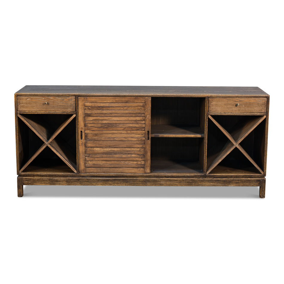 Wine Bar Sideboard-SARREID-SARREID-52751-Sideboards & Credenzas-2-France and Son