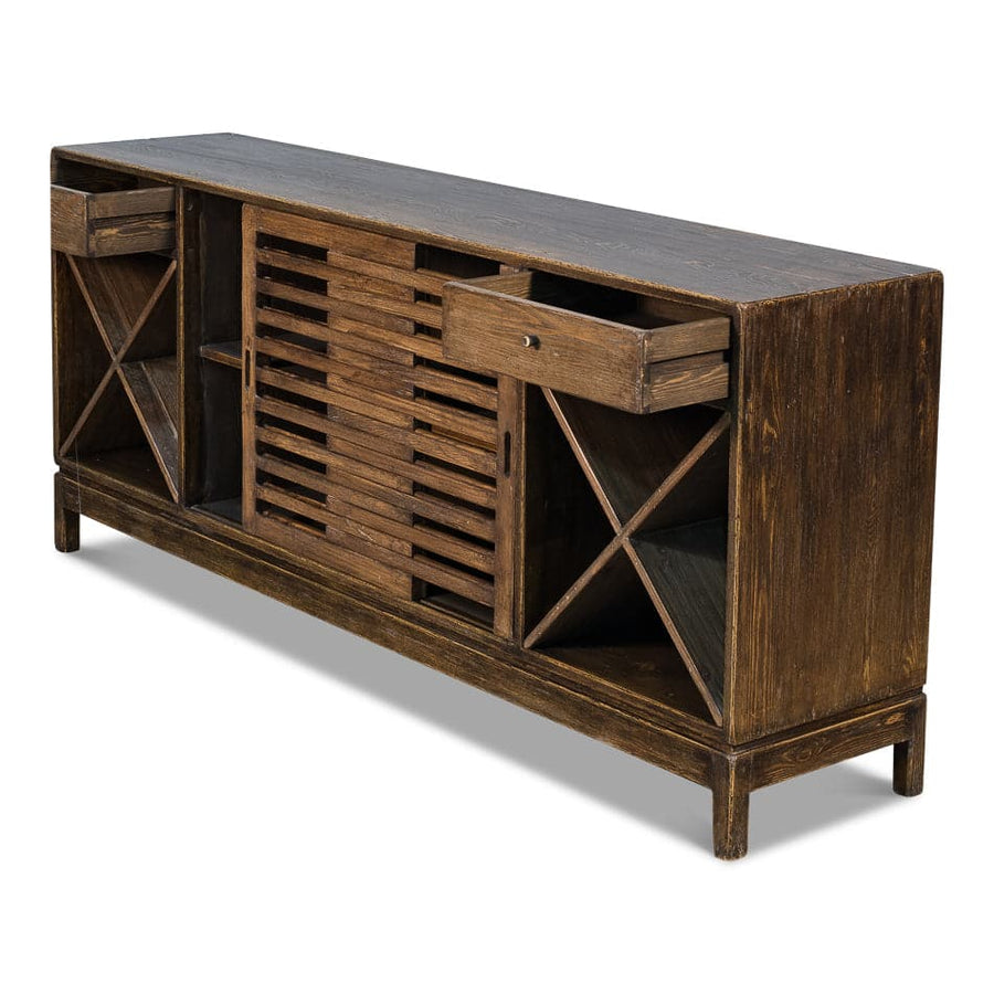 Wine Bar Sideboard-SARREID-SARREID-52751-Sideboards & Credenzas-1-France and Son