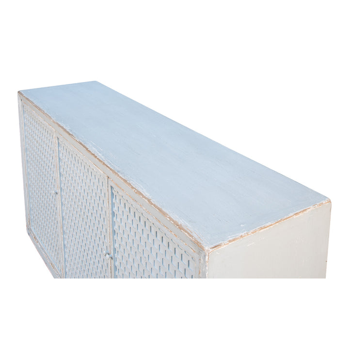 Honeycomb Front Sideboard-SARREID-SARREID-52754-Sideboards & Credenzas-4-France and Son