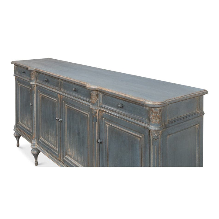 Lilac Sideboard, Blue Finish-SARREID-SARREID-52760-Sideboards & Credenzas-3-France and Son