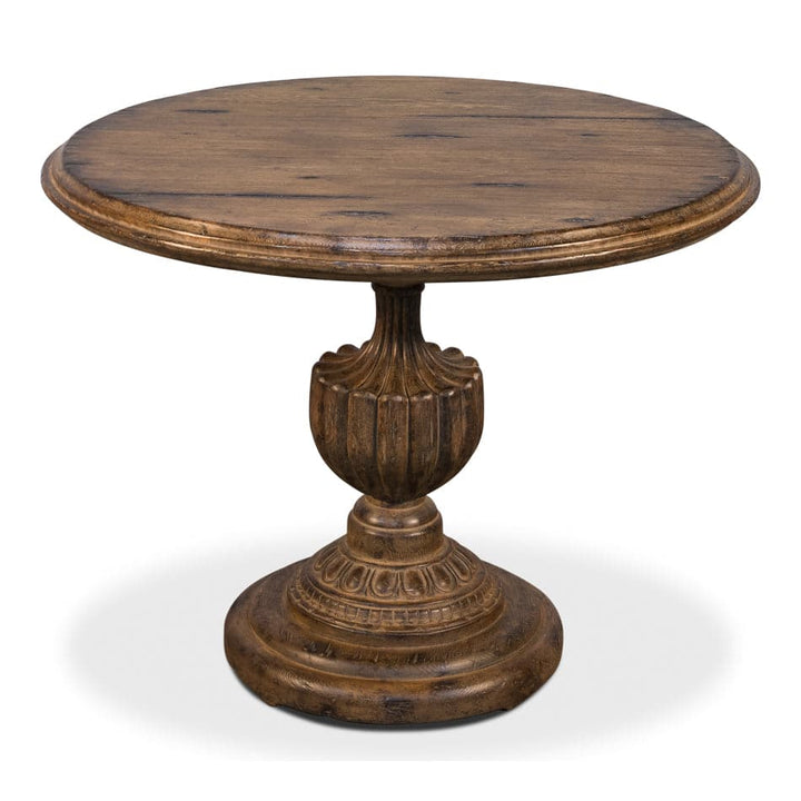 Renaissance Pedestal Dining Table-SARREID-SARREID-52766-Dining Tables-1-France and Son