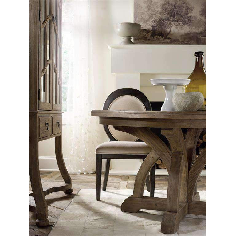 Corsica Dark Oval Back Side Chair-Hooker-HOOKER-5280-75412-Dining Chairs-3-France and Son