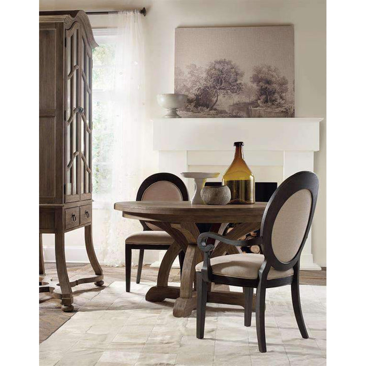 Corsica Dark Oval Back Side Chair-Hooker-HOOKER-5280-75412-Dining Chairs-4-France and Son