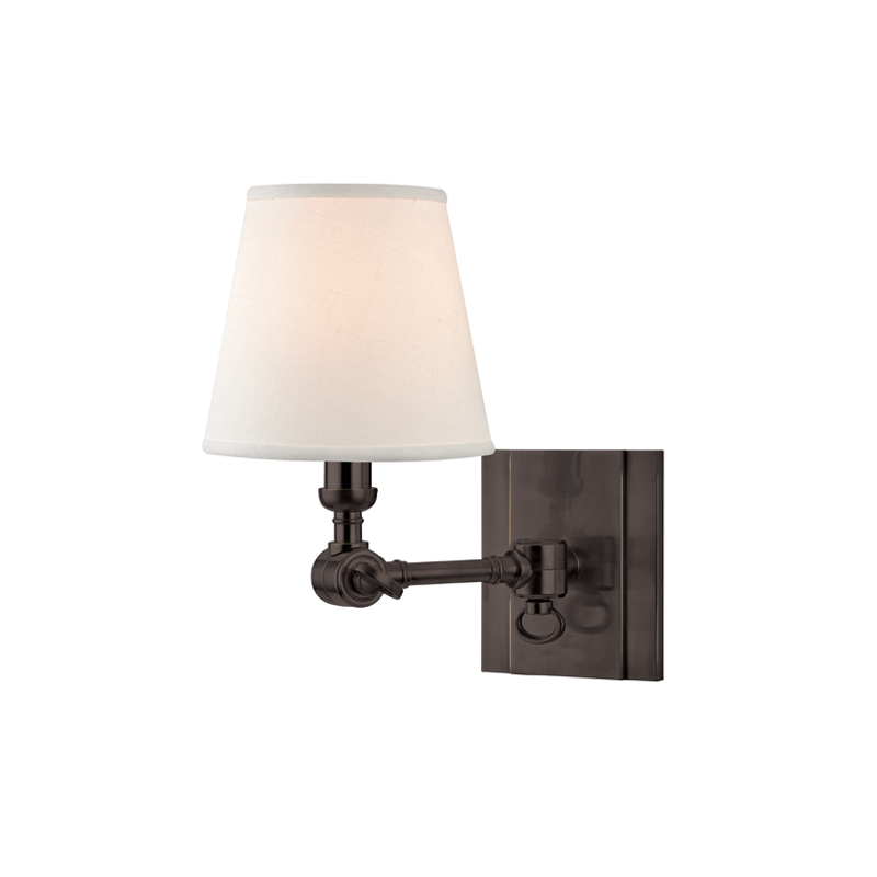 Hillsdale 1 Light Wall Sconce-Hudson Valley-HVL-6231-OB-Wall LightingOld Bronze-2-France and Son