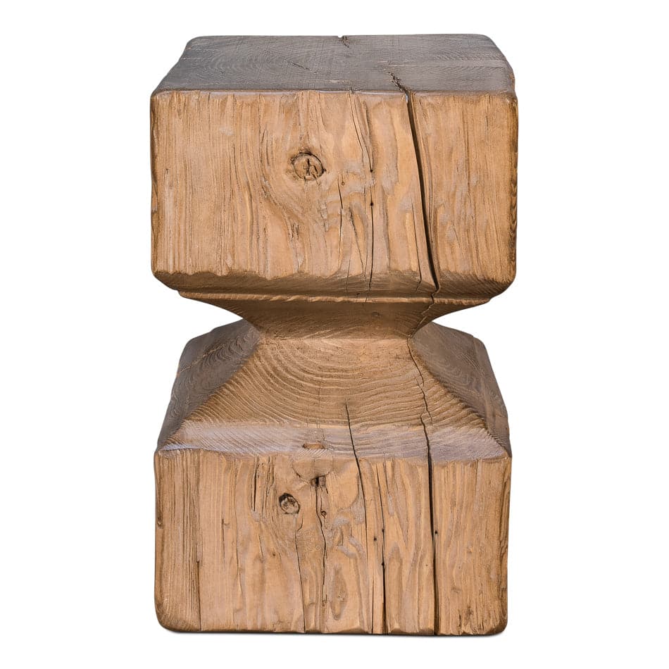 Beam End Stool-SARREID-SARREID-52979-Stools & Ottomans-2-France and Son