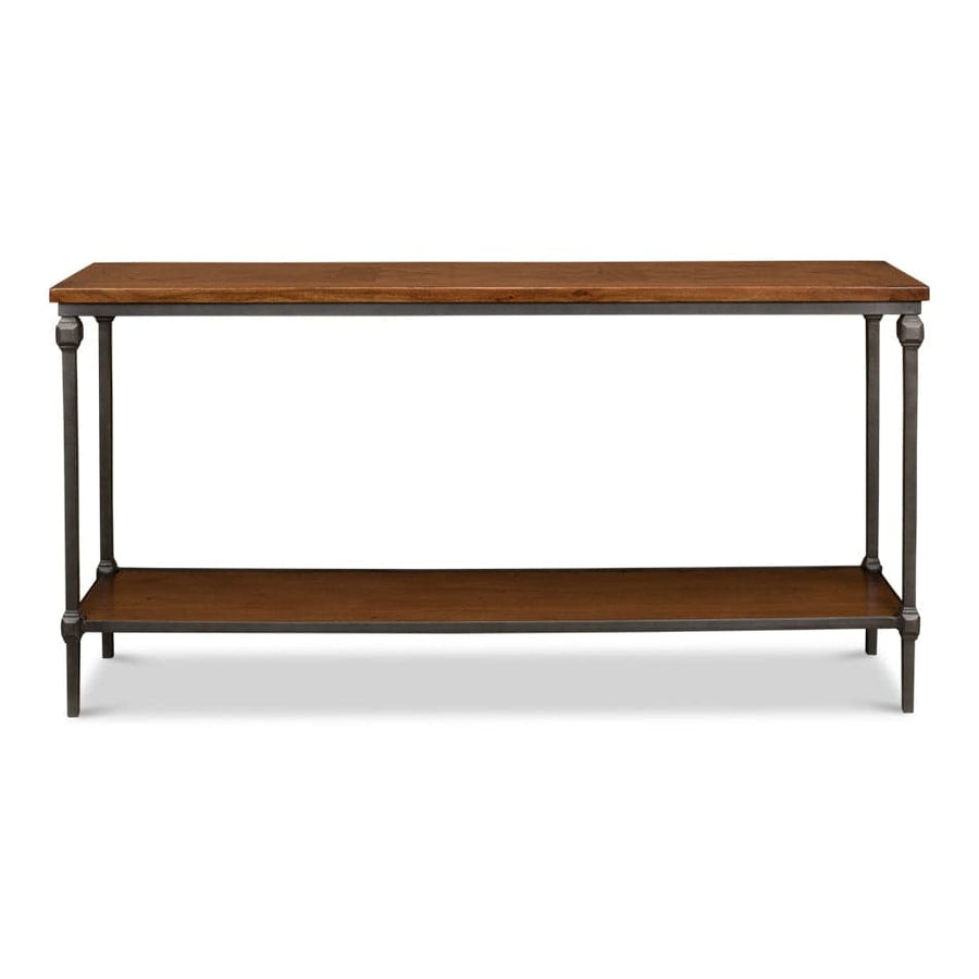 Hunter Parquet Double Console-SARREID-SARREID-52991-Console Tables-1-France and Son