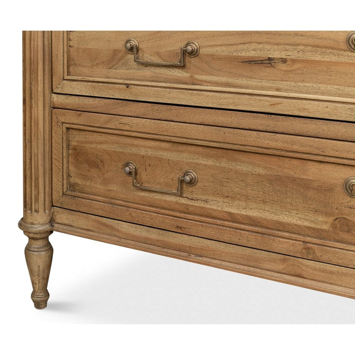 Chamberlain Chest Of Drawers - Driftwood-SARREID-SARREID-53008-Dressers-4-France and Son