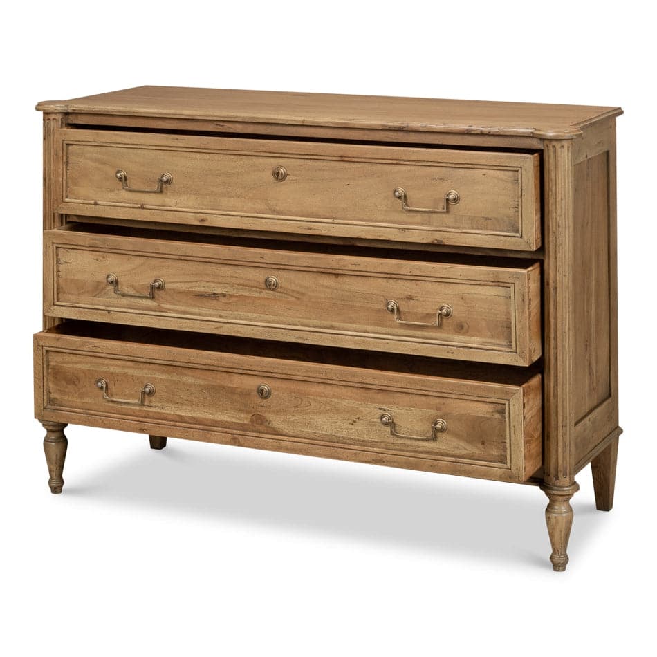 Chamberlain Chest Of Drawers - Driftwood-SARREID-SARREID-53008-Dressers-2-France and Son