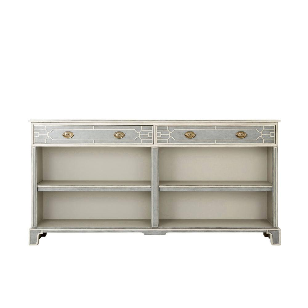 Morning Room Bookcase-Theodore Alexander-THEO-5302-120-Bookcases & Cabinets-3-France and Son