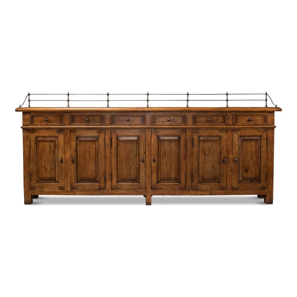 Covent Gardens Sideboard-SARREID-SARREID-53021-Sideboards & CredenzasBrown-2-France and Son