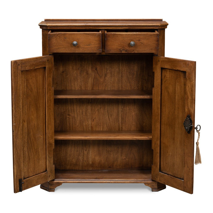 Austrian Hall Cabinet Fruitwood-SARREID-SARREID-53025-Bookcases & Cabinets-2-France and Son