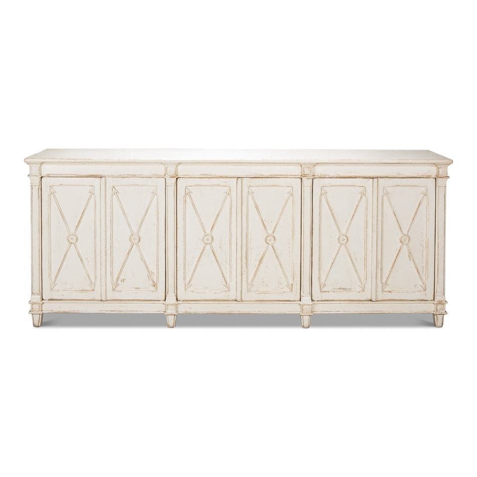 Marksman Sideboard, Whitewash-SARREID-SARREID-53046-Sideboards & Credenzas-1-France and Son