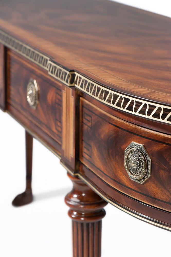 Brook's Console Table-Theodore Alexander-THEO-5305-216-Console TablesCarved Paw Feet-5-France and Son