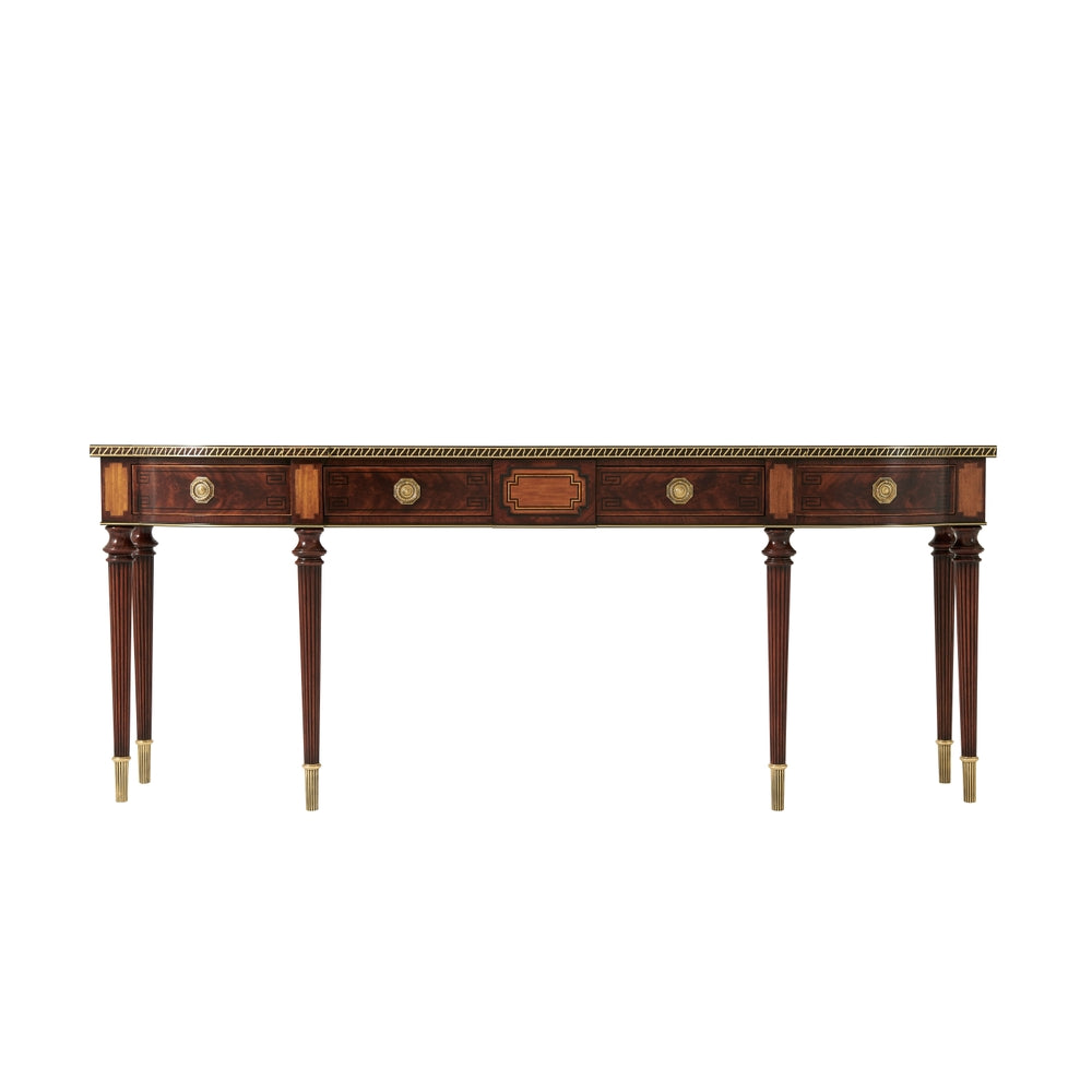 Brook's Console Table-Theodore Alexander-THEO-5305-216-Console TablesCarved Paw Feet-8-France and Son
