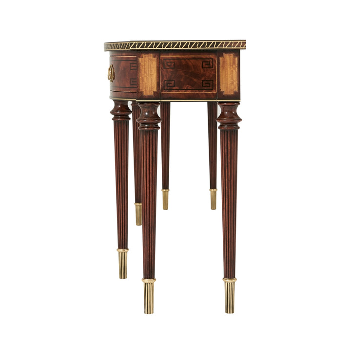 Brook's Console Table-Theodore Alexander-THEO-5305-216-Console TablesCarved Paw Feet-9-France and Son