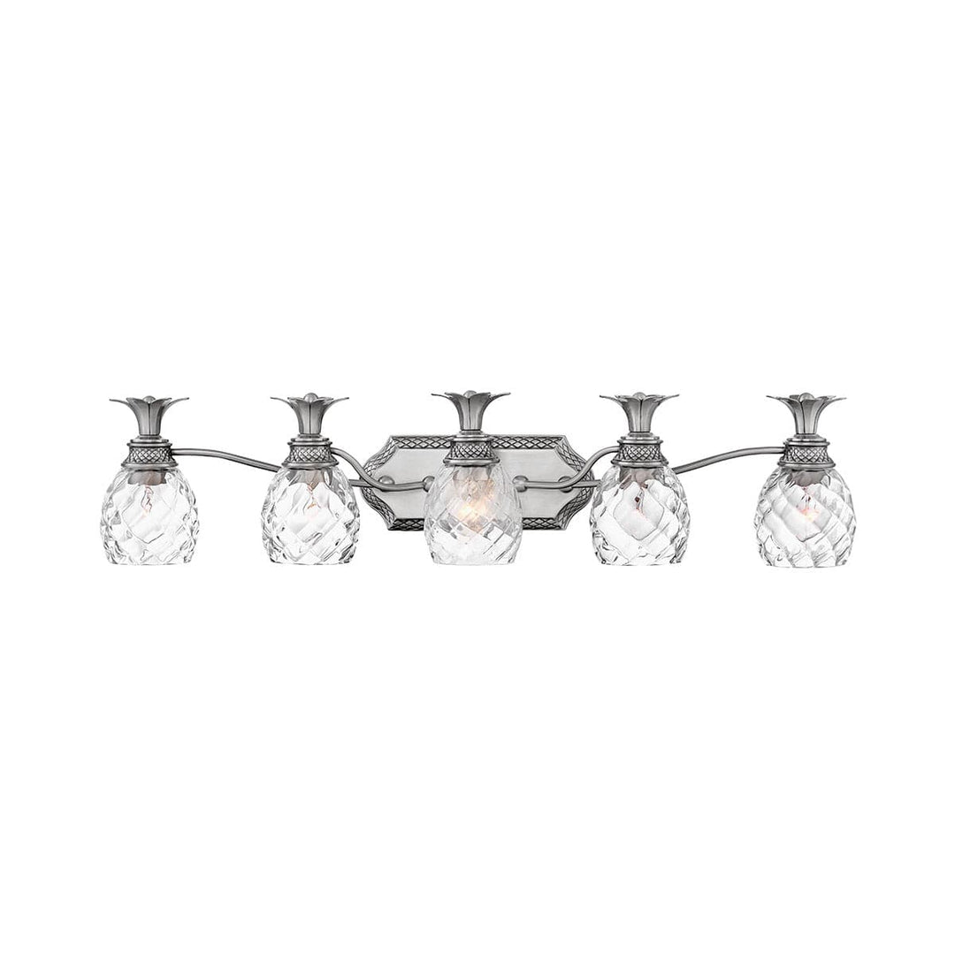 Plantation Bath Wall Lighting-Hinkley Lighting-HINKLEY-5315PL-Bathroom Lighting5 Tier-Polished Antique Nickel-11-France and Son