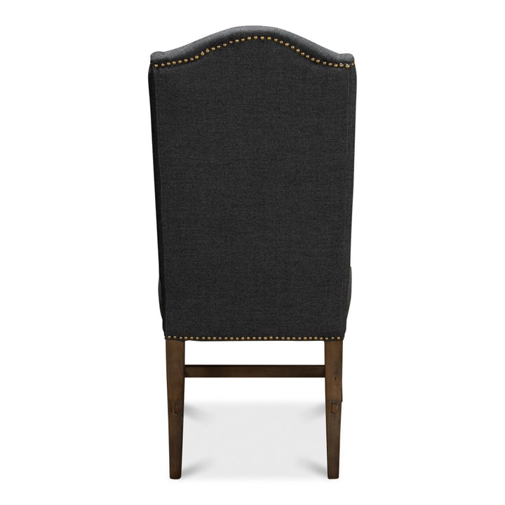 High Back Dining Chair-SARREID-SARREID-53028-Dining ChairsNavy Blue-13-France and Son